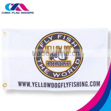 custom screen print large college flag manufacture