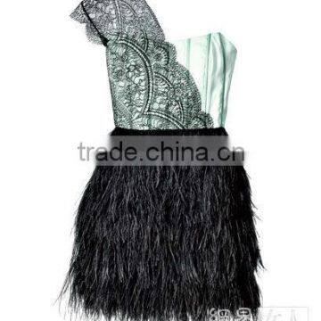 Decorative Ostrich Feather fringe trim LZFLM45