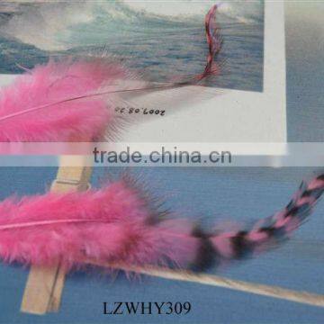 Rooster hackle saddle feather coque tail feathers LZWHY309