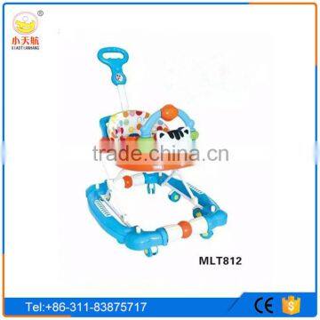 2016 New model baby walker with 8 swivel wheels