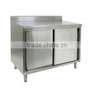 custom made commercial kitchen use stainless steel metal cabinet