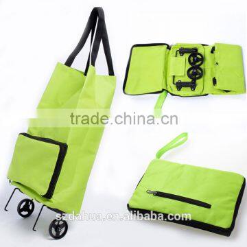 Promotion popular fashion folding shopping bag