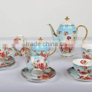 Porcelain Tea Coffee Set Turkish Porcelain Coffee/ Espresso Cup and Saucer photo-4