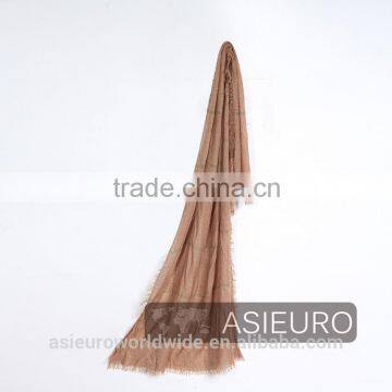 Yarn Dyed Multi Color Scarf with Fringes, BSCI and SEDEX Approve