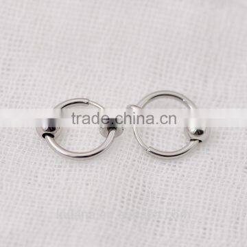 Plug & Tunnel Body Jewelry Unisex,Men's fake septum piercing with ball
