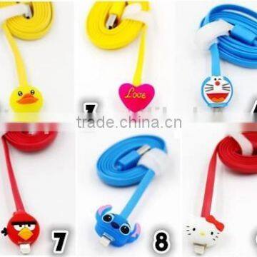 2015 Newest Product Factory Price Led Cartoon Light USB Data Charge Cable Cell Phone USB Cable for IPhone 5/5s/5c/6/plus photo-6