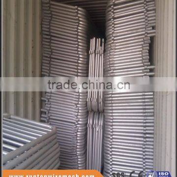 Factory Hot Dipped Galvanized Anping Pedestrian Metal Traffic Crowd Control Barrier photo-6