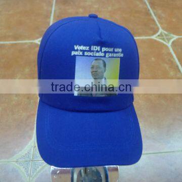 Guangzhou cap factory custom face printing baseball cap