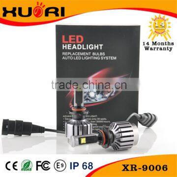 2016 New product all in one 9006 led headlamp led motorcycle, 6000k 30w 9006 car led headlight