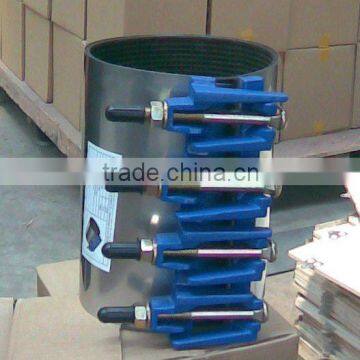 ductile iron jaw repair clamps with DCI jaw ,SS304 Band