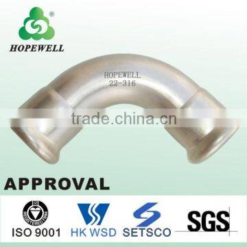 Approval 90 degree elbow stainless steel elbow