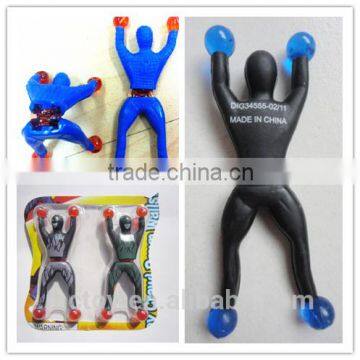 Sticky climbing Spiderman funny sticky toys