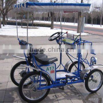 BLUE FOUR-WHEEL LEISURE BIKE photo-4