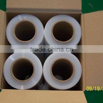 Ultra-thin 8 Mic Thickness Lldpe Stretch Film Plastic Wrap Machine Roll photo-4