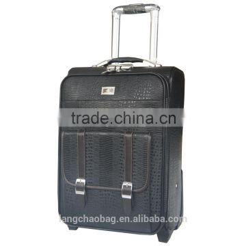 2014 new design trolley PU travel luggage