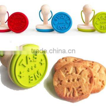 Food Grade Wholesale silicone cookie stamp