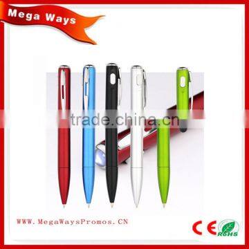 customized logo ball pen promotional ball point pen cheap led ball pen