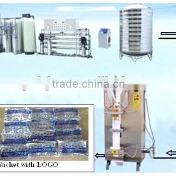 Mineral drinking water packing machine/producing sachet mineral water drinks