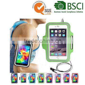 Custom outdoor waterproof sweat resistant elastic hook and loop armband