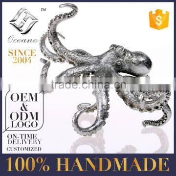 New arrival pewter octopus figurine