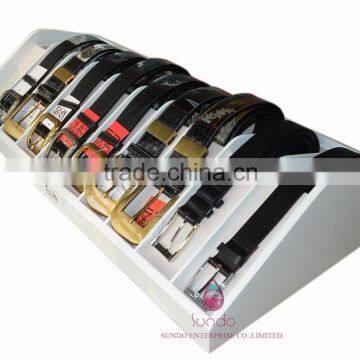 Custom Wooden Men Belt Display Stand photo-4