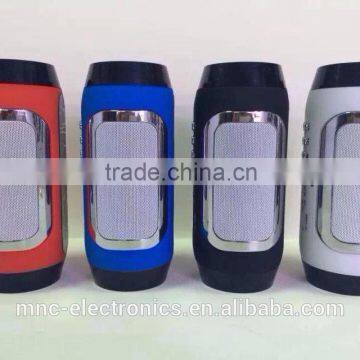 2016 high quality 3D sound effect portable outdoor bluetooth speaker with line in/hands free call, can do custom logo printing