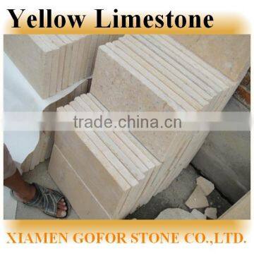 Natural yellow limestone for sale