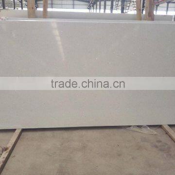 ARTIFICIAL QUARTZ STONE SILVER STAR WHITE KITCHEN COUNTERTOPS photo-2