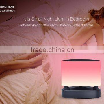 Mini Bluetooth Speaker Smart LED Bed Light Lamp Wireless Music Player photo-5