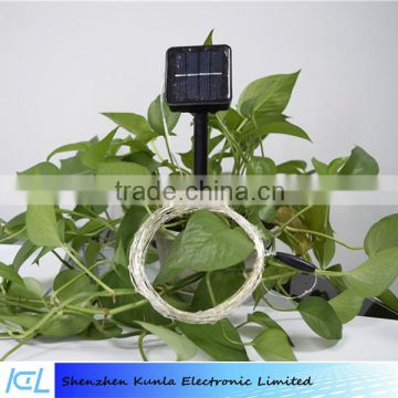 Solar Powered 100 LED String Lights for Christmas Ambiance Party