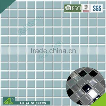 BSCI factory audit eco-friendly UV printing crystal custom kitchen removable tile art stickers