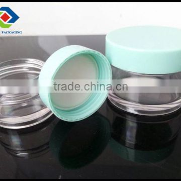 High quality plastic single wall petg jar for coametic packaging