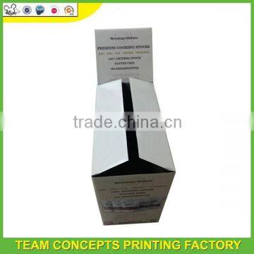 Paper corrugated perforated display box