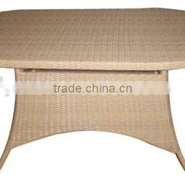 Oval Shape PE Rattan Outdoor Table Hot Sale