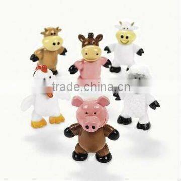 4cm Vinyl animal toys Farm animals toys