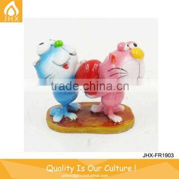 Fashion Style Lovely Resin Cat Events And Wedding Decoration