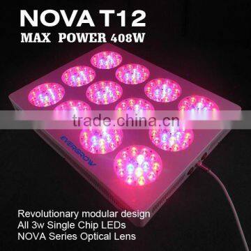 New Design NOVA T12 LED Grow Light 408W for Medical Plants