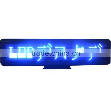 Blue LED desk display sign Indoor dot-matrix Resolusion:16*96 multilingual