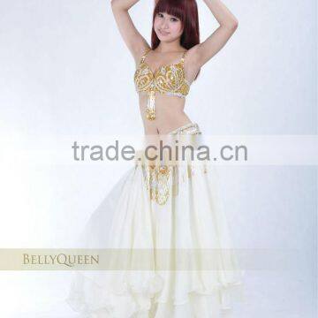 SWEGAL 2013 SGBDP13150 1color white princess fashion sexy belly dance modern skirts