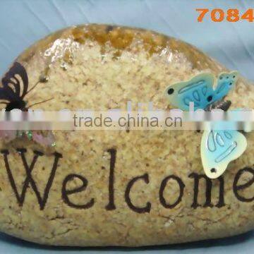 garden decoration, ceramic garden stone