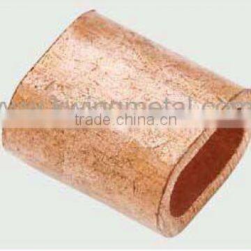 Copper Oval Swage Sleeve