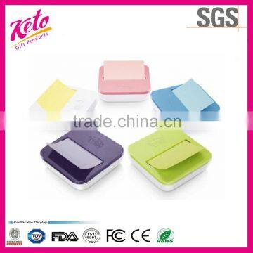 Square extraction type note holder with rubber sucker