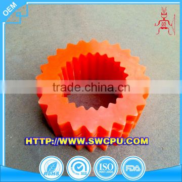 Colored custom made high precision plastic uhmwpe gear