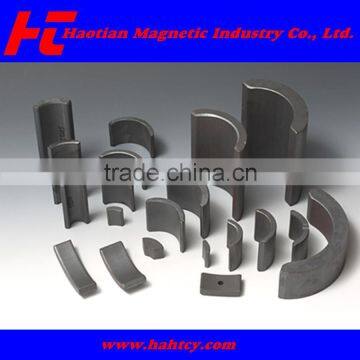 Segment arc magnets high performance ferrite magnets