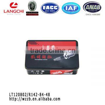 Printed fashion gift tin box for auto parts