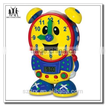 Electronic cartoon clock figure for children enducation learning toys custom factory create