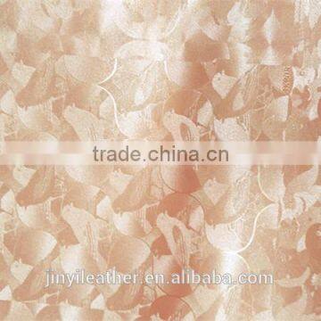 New design JRLW006 hot sale fashionable pvc artificial leather decoration guangzhou for wallpaper sofa corner upholstery