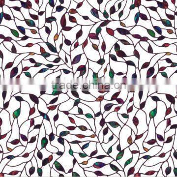 Printing Decorative Removable Tinting Frosted Stained Glass Window Vinyl photo-3