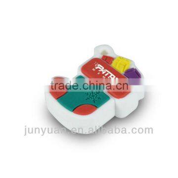 pvc christmas gift pendrive