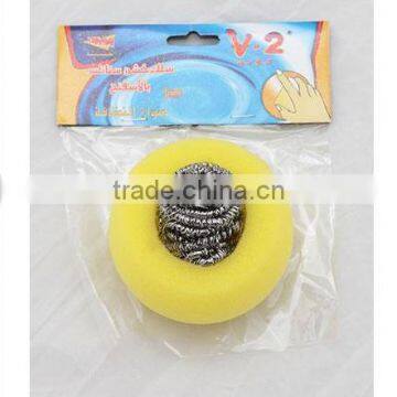 metal dish washing scrubber stainless steel scourer galvanized wire cleaning ball